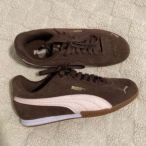 Puma Chocolate and Pink Casual Sneakers